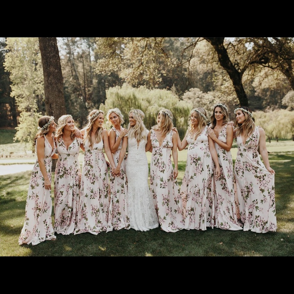 Closing Closet - Beach Riot Floral Maxi Dress